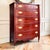 Dixie Vintage Federal Mahogany Tall Chest | Chest of Drawers | Dresser For Sale - Image 4 of 11