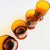 Vintage Amber Wine Goblets - Set of 4 For Sale - Image 9 of 9