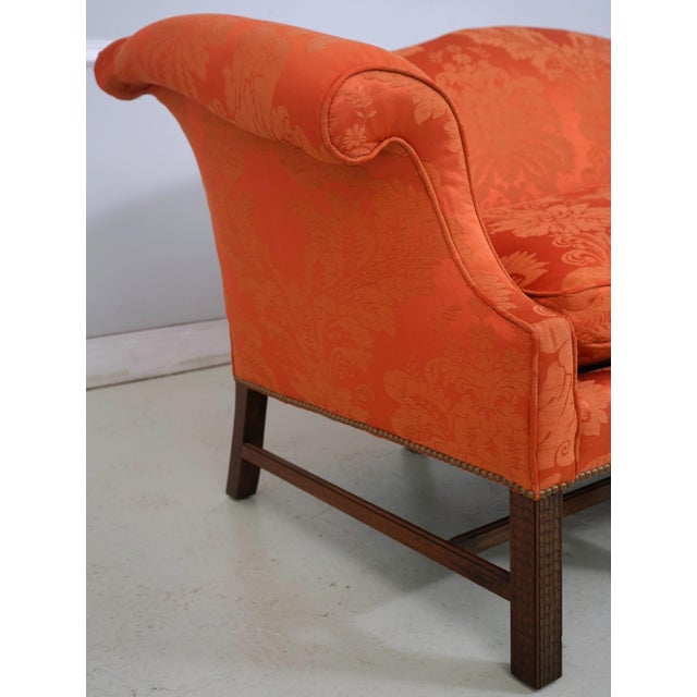 Kittinger Kittinger Chippendale Style Camelback Sofa - New Upholstery For Sale - Image 4 of 18