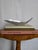 A vintage mid century modernist brushed silver chrome vide poche catch all display dish. This futuristic angular design...