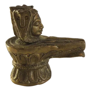 Vintage Small Brass "Shivling"