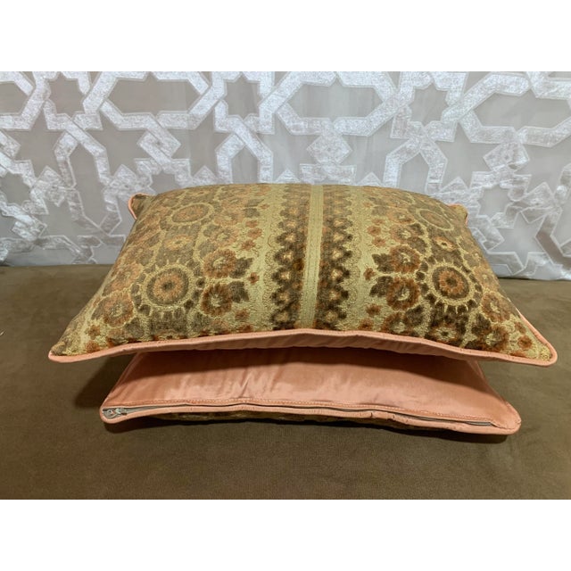 Late 20th Century Re-Designed and Hand-Engineered Pillows- Set of 2 For Sale - Image 4 of 6