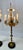 Mid 20th Century Neoclassical 10-Light Brass Candelabra Floor Lamps With Shades - a Pair For Sale - Image 10 of 17