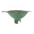 Marie Zimmermann Large Centerpiece Bowl With Encrusted Verdigris Patina For Sale