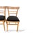 Mid-Century Beech Dining Chairs with Black Vinyl Seats, 1950s, Set of 2 For Sale - Image 6 of 9