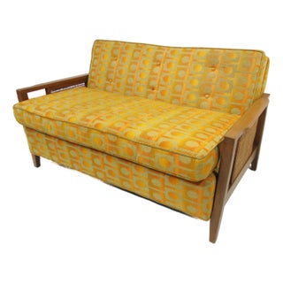 Jack Lenor Larsen Henredon Styled Mid Century Loveseat For Sale