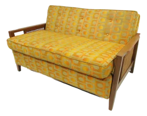 Jack Lenor Larsen Henredon Styled Mid Century Loveseat