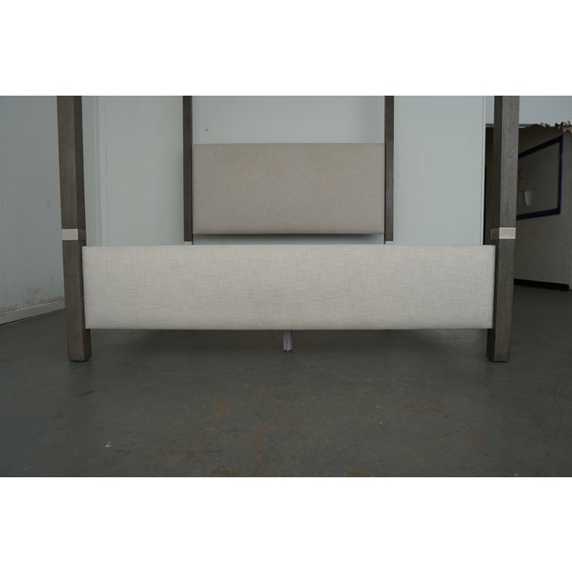 Bernhardt Palma Fabric King Canopy Bed For Sale - Image 11 of 12