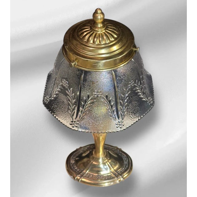 2020s Small Brass Table Lamp For Sale - Image 5 of 7