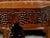 English 19th Century Walnut Pedestal Side Table with Carved Grapes and Dolphins For Sale - Image 4 of 10
