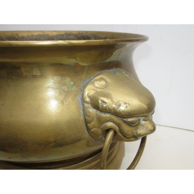 Chinese Bronze Incense Burner and Stand For Sale - Image 4 of 12