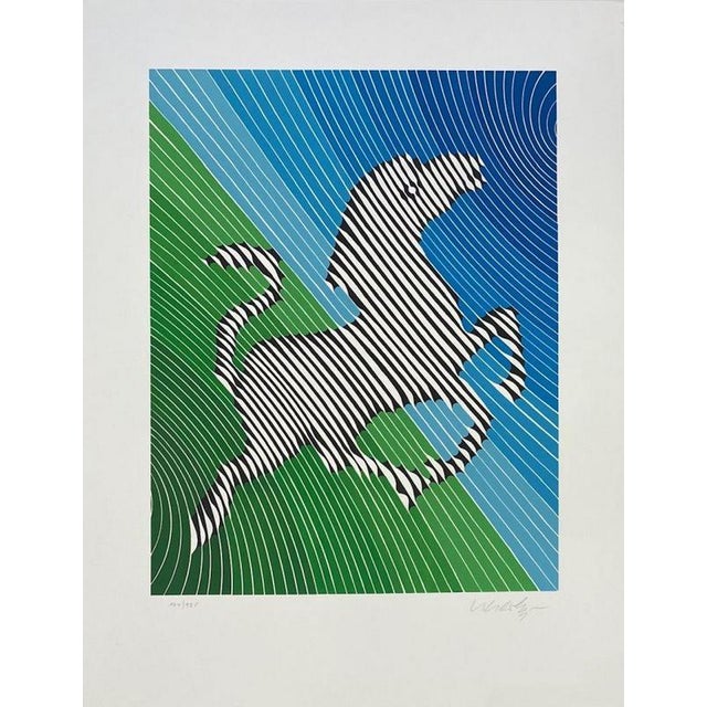 Lithograph, 1984 Handsigned by the artist in pencil and numbered 124/125 Publisher : Graphos Verlag A.G. Printer : Silium...