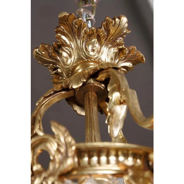 20th Century Louis XVI Style Ceiling Candelabra / Chandelier For Sale - Image 5 of 11