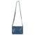 Blue Blue Lambskin Small Trio Crossbody Bag For Sale - Image 8 of 9