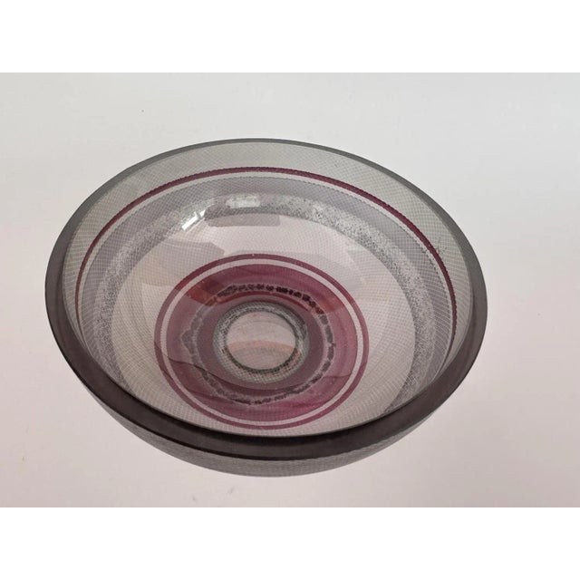 Glass Bowl by Isgard Moje-Wohlgemuth for Rosenthal Studio Linie, Germany, 1970s For Sale - Image 7 of 7