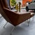 Brown West Elm Leather Chair W/ Ottoman For Sale - Image 8 of 10