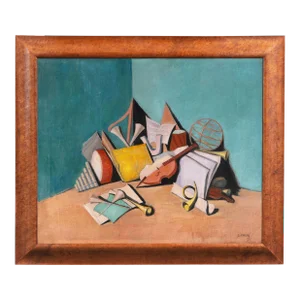 'Still Life' by Albert Bertalan, 1929, Paris, Académie Julian, Salon Des Indépendants, Salon d'Automne