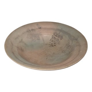 Vintage Fruit Bowl in Beige Ceramic from Scheurich, 1980s For Sale