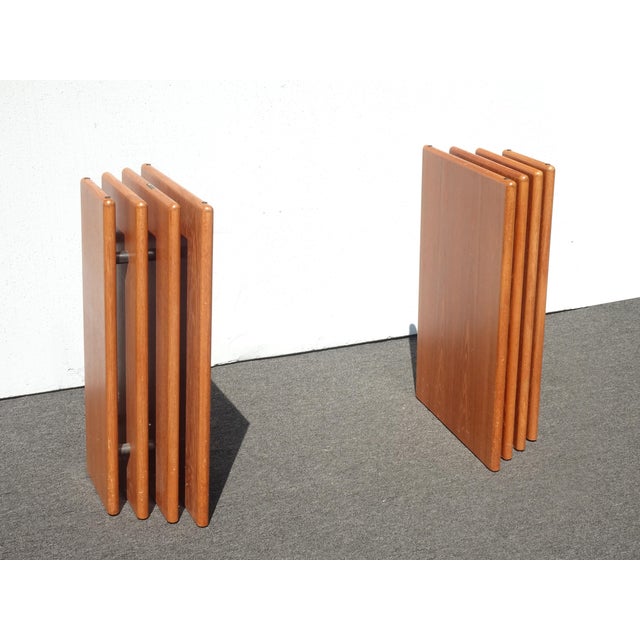 Mid-Century Modern Vintage Mid Century Modern Console Sofa Table by Bendixen Design Made in Denmark For Sale - Image 3 of 13