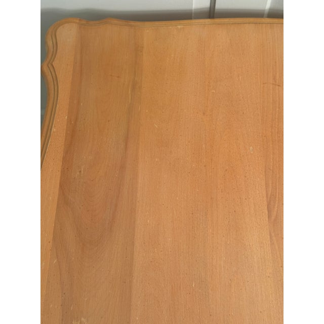 1990s 1990s Ethan Allen Country French Side Table Birchwood W/Maker's Mark For Sale - Image 5 of 16
