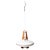 Metal Teak, Brass and Opal Glass Pendant Light, 1960s For Sale - Image 7 of 7