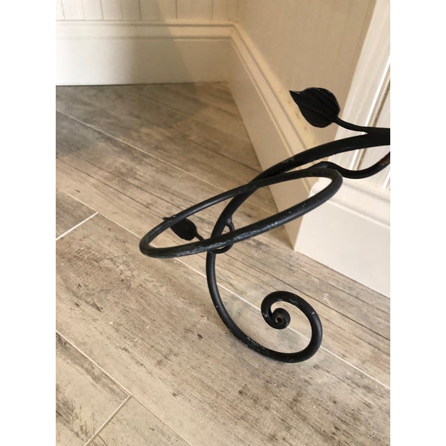 1940s Wrought Iron Wall Plant Holder Chairish