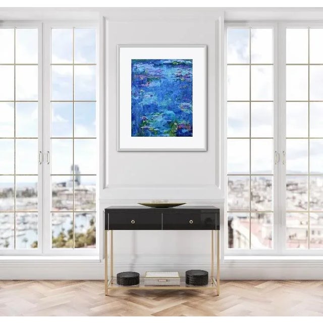 Contemporary Water Gardens — Modern Acrylic Painting For Sale - Image 3 of 8