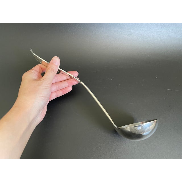 Metal Rogers & Bro A1 Savoy 1892 Silverplate Solid Oyster Ladle For Sale - Image 7 of 8