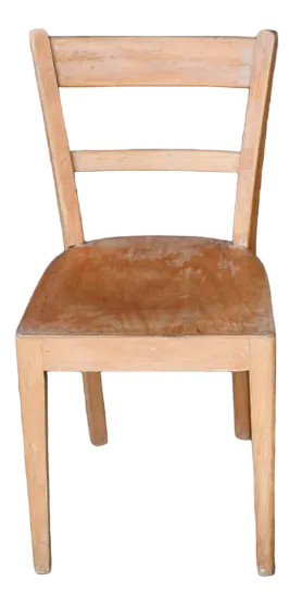 Wooden Children's Bistro Chair, 1950s