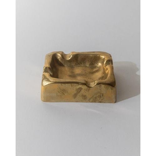 Brutalist Vintage Brutalist Bronze Desk Set, 1960s, Set of 3 For Sale - Image 3 of 11