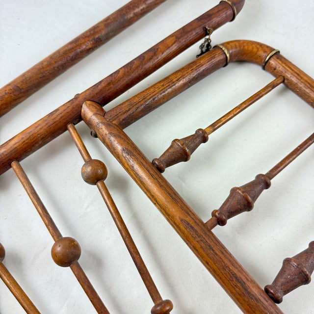 Belle Epoque Bentwood Mirror Wall Rack For Sale - Image 11 of 12