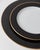 Vintage Black and White Porcelain Dinnerware Set with Gold Rim from Eschenbach Bavaria, Germany, Set of 26 For Sale - Image 11 of 17