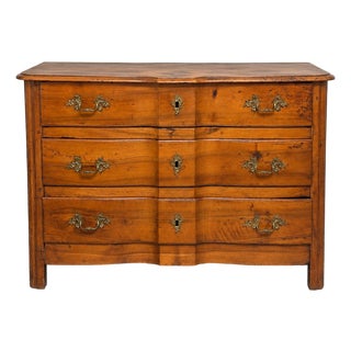 French Louis XV Provincial Walnut Commode, 18th Century For Sale