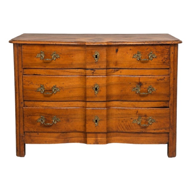 French Louis XV Provincial Walnut Commode, 18th Century For Sale