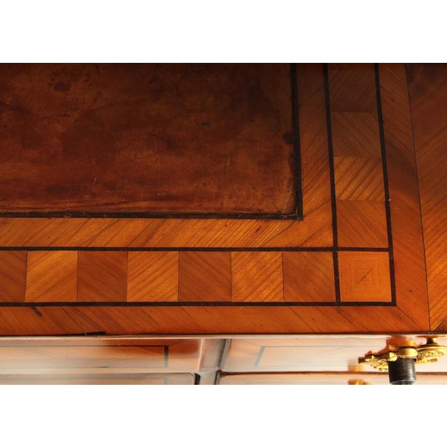 High Adjustable Roll Top Desk with Integrated Chair, 1785 For Sale - Image 12 of 18