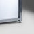Steel Bookcase with Glass Shelves, 1970s For Sale - Image 4 of 12