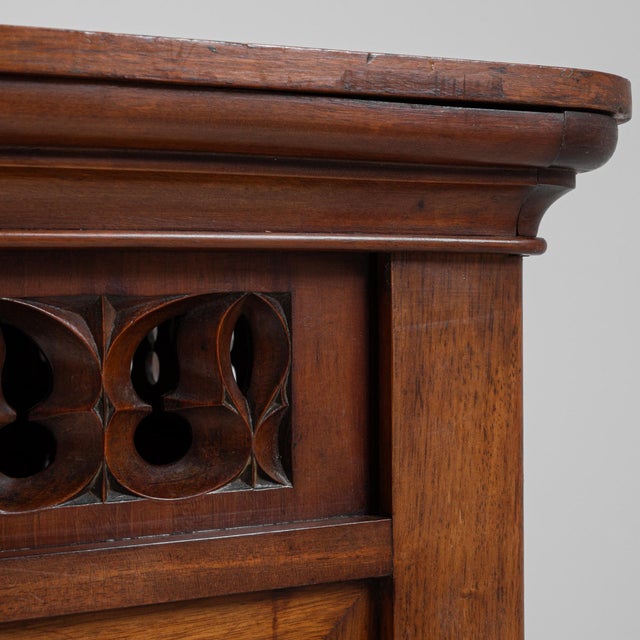 19th Century French Original Patinated Wooden Cabinet For Sale - Image 9 of 18