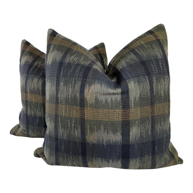 Zak + Fox "Alasdair" in Color 02 22" Pillows-a Pair For Sale