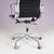 Desk Chair Model EA118 in Chrome Base with Black Hopsack Upholstery and Aluminium Armrests by Charles & Ray Eames for Vitra, Germany, 2000s For Sale - Image 12 of 16