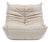 Togo Lounge Chair in Cream Tissue by Michel Ducaroy for Ligne Roset For Sale