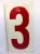 Vintage Aluminum Signs: "7", "3" and "2" - 3 Pieces For Sale - Image 4 of 8