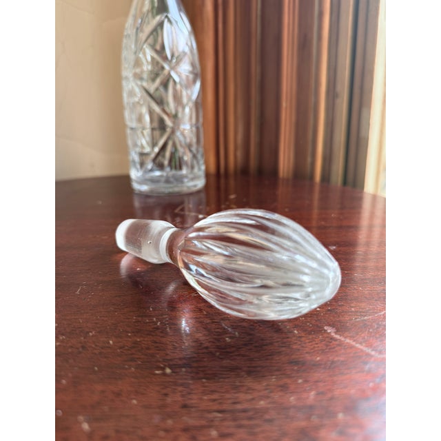 Mid-Century Modern Late 19th Century Mid Century Modern Crystal Decanter For Sale - Image 3 of 11