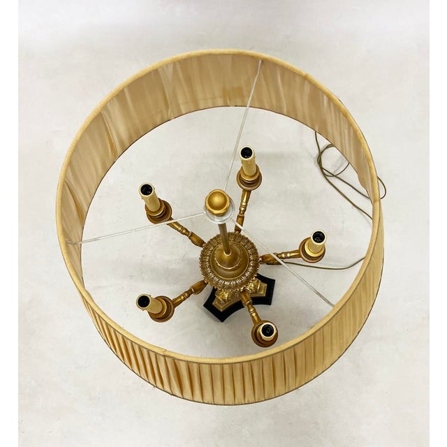Lamp in Gilded Bronze and Lapis Lazuli from Laudarte Cariti, 1980s For Sale - Image 6 of 11