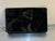 1930s-40s black beaded peacock velvet evening purse/clutch w/ hideaway rope strap. Excellent condition.