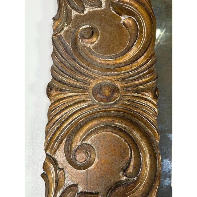 Brown 19th Century Italian Baroque Mirror For Sale - Image 8 of 9