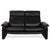 Atlanta 2-Seater Sofa in Black Leather For Sale - Image 18 of 18