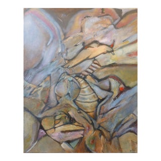 "Parakeet" Oil and Acrylic Painting by Scott Spencer For Sale