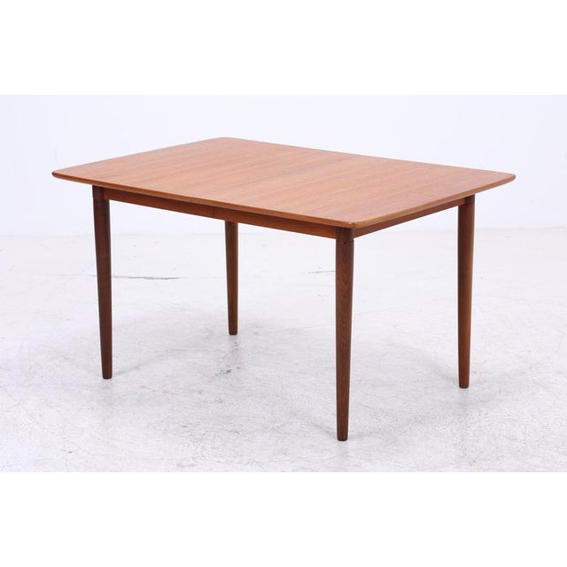 Mid-Century Extendable Teak Dining Table by Gustav Bahus For Sale - Image 14 of 15