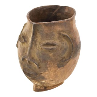 Early 20th Century Shi Bashi Pitcher with Face For Sale