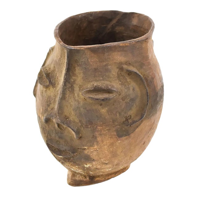 Early 20th Century Shi Bashi Pitcher with Face For Sale